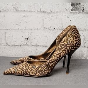 Aldo Leopard Print Pointed-Toe Pumps – Size 6 – 3” Heel